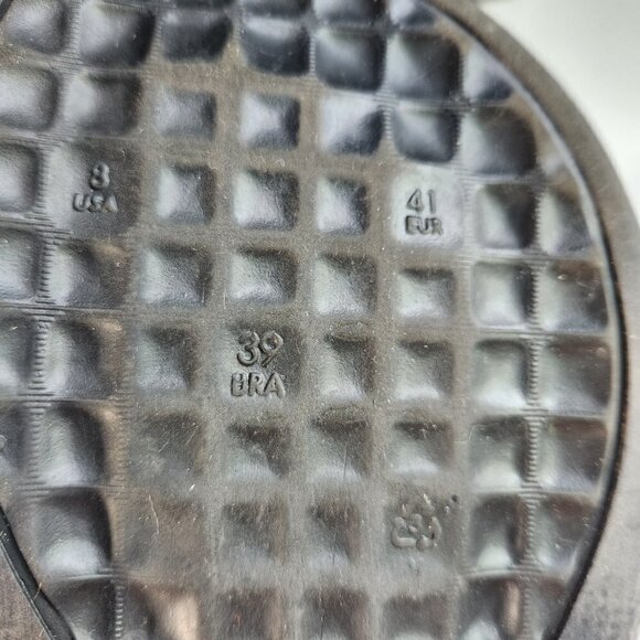 Rider Bay Slip On Slide Sandals Mens 8 Womens 9.5 Black Yellow Rubber Brazil - Picture 6 of 12